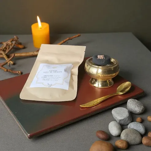 Encens en Grains Sang de Dragon – Résine Naturelle Purificatrice