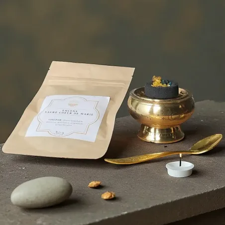 Encens en grains Sacré Cœur de Marie - Paix et amour maternel