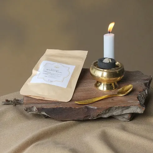 Encens en grains Benjoin Blanc – Purification et Apaisement