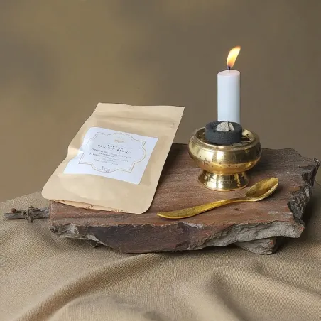 Encens en grains Benjoin Blanc – Purification et Apaisement