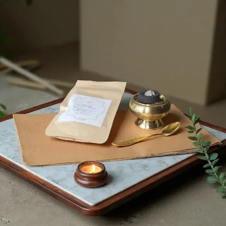 Encens en grains Benjoin Blanc – Purification et Apaisement