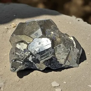 Pyrite extra Pérou dodécaèdre – Pierre brute 150 g puissante