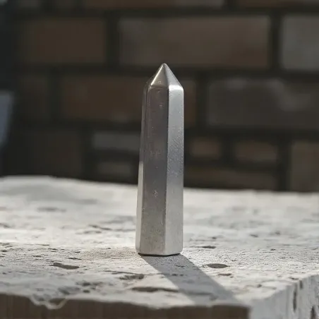 Pointe hématite 4 cm – Pierre d’ancrage et de stabilité