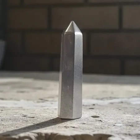 Pointe hématite 4 cm – Pierre d’ancrage et de stabilité