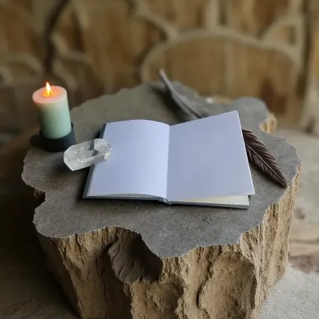 Carnet vierge Fleur de Vie – carnet spirituel 8x10
