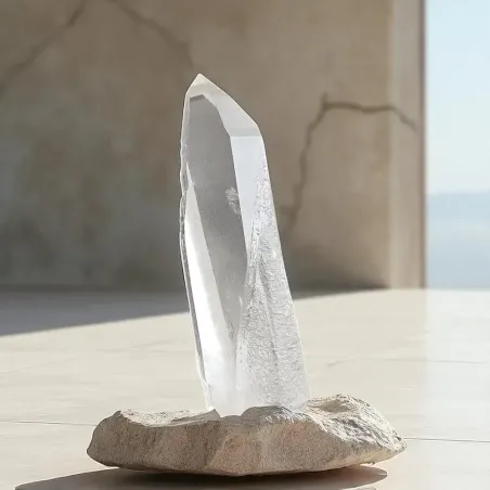 Pointe Cristal de Roche – Énergie pure & Clarté spirituelle