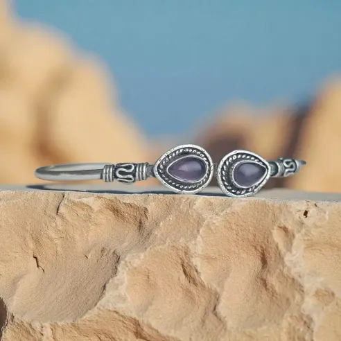 Jonc Cuivre Améthyste – Apaisement et Énergie Spirituelle