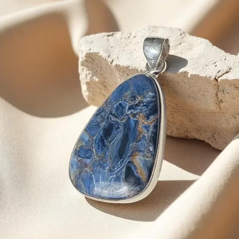 Pendentif Pietersite semi-goutte – Pierre de transformation