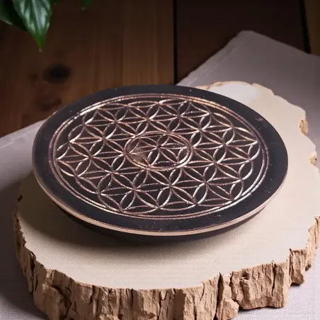 Porte-encens Fleur de Vie Cuivre - Harmonie & énergie sacrée