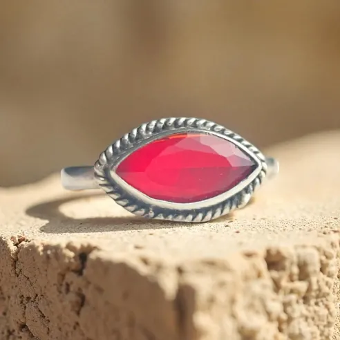 Bague Rubis Catseye - Énergie du cœur