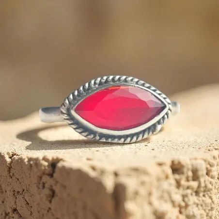 Bague Rubis Catseye - Énergie du cœur