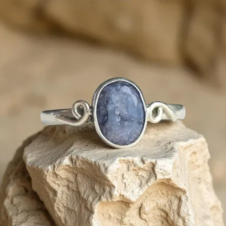 Bague Saphir Angel – Argent - Sagesse et élévation