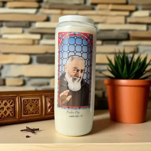 Neuvaine à Saint Padre Pio – Bougie de prière 9 jours