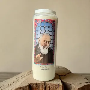 Neuvaine à Saint Padre Pio – Bougie de prière 9 jours