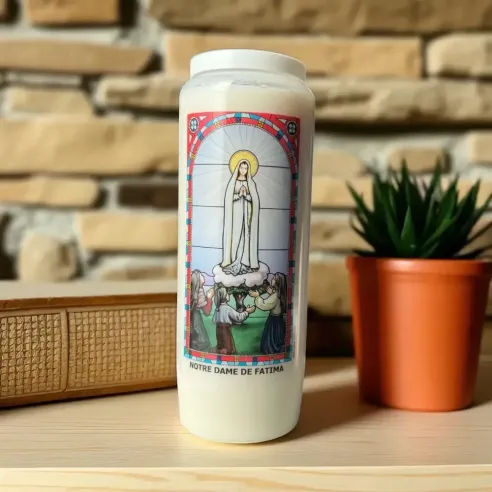 Neuvaine Notre-Dame de Fatima – Bougie de prière sacrée