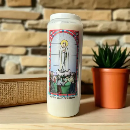 Neuvaine Notre-Dame de Fatima – Bougie de prière sacrée
