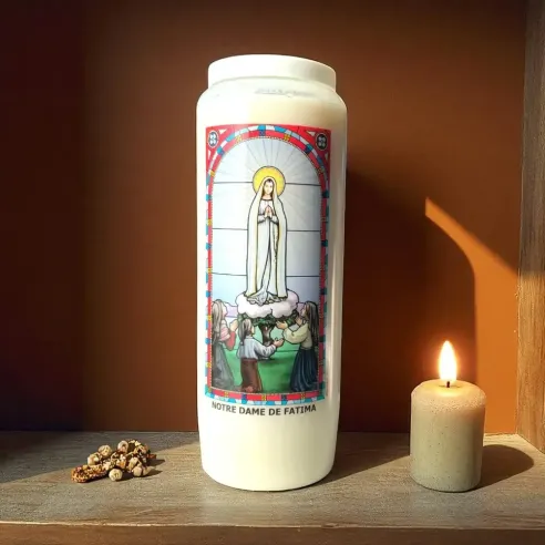 Neuvaine Notre-Dame de Fatima – Bougie de prière sacrée