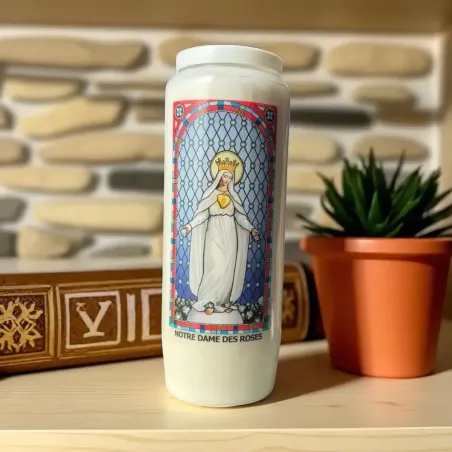 Neuvaine Notre-Dame des Roses – Bougie de prière 9 jours
