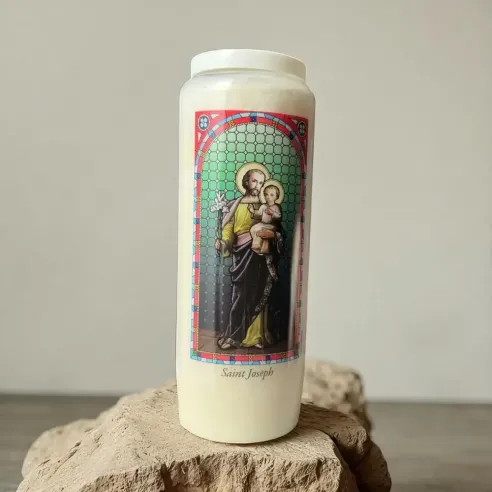 Neuvaine Saint Joseph – Bougie de prière pour la famille