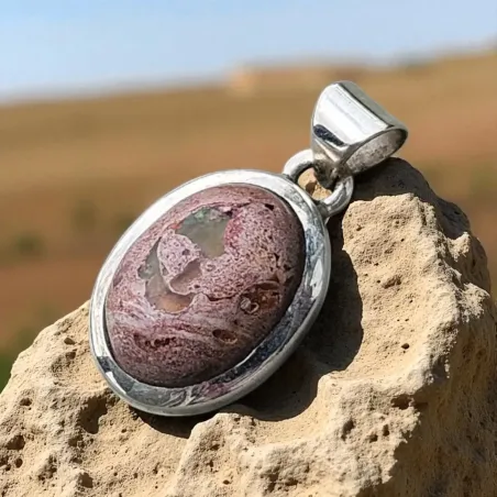 Pendentif Opale de Feu Mexique – Énergie solaire & passion
