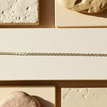 Chainette dorée Acier inox pour pendentifs et talismans