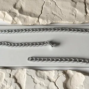 Chaine Maille gourmette 50cm