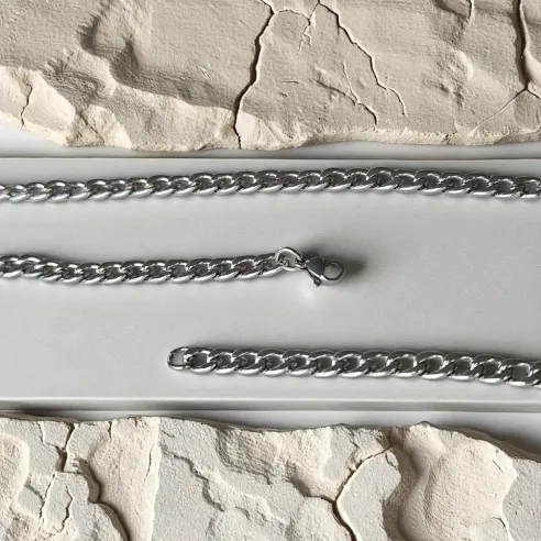 Chaine Maille gourmette 50cm