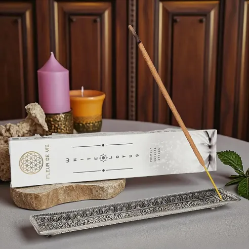 Encens Fleur de vie White Lotus – Pureté & sérénité