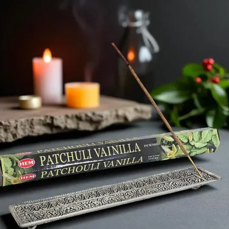 Encens Patchouli Vanille – Équilibre Parfumé & Sens Apaisés