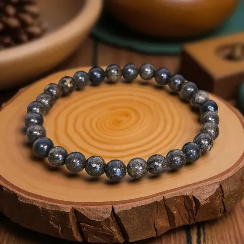 Bracelet en Bronzite – Stabilité & Maîtrise intérieure