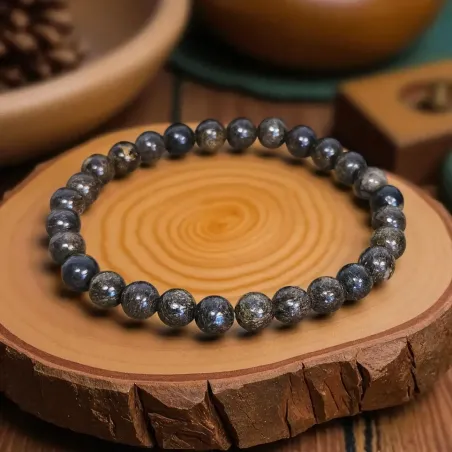 Bracelet en Bronzite – Stabilité & Maîtrise intérieure