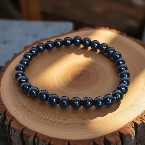 Bracelet en onyx – Protection & ancrage