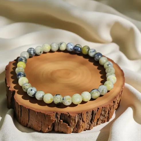 Bracelet serpentine – Pierre d’ancrage et de purification énergétique