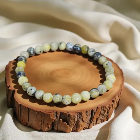 Bracelet serpentine – Pierre d’ancrage et de purification énergétique