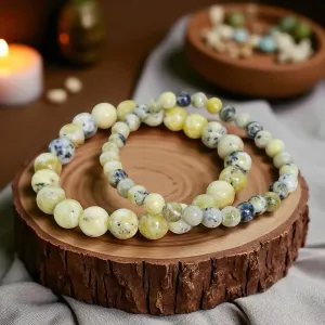 Bracelet serpentine – Pierre d’ancrage et de purification énergétique