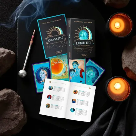 L’Oracle Bleu – Jeu d'oracle de 73 cartes intuitives