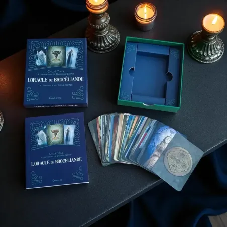 L'Oracle de Brocéliande – Coffret cartes & livre celtique