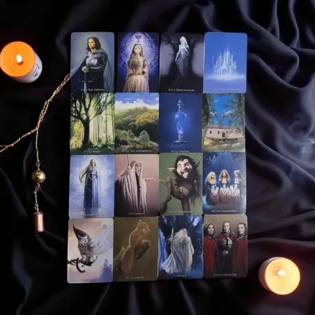L'Oracle de Brocéliande – Coffret cartes & livre celtique
