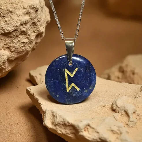 Talisman Runique Perthro Lapis