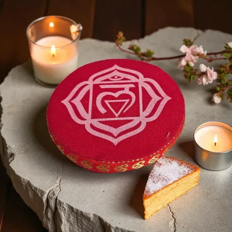 Petit Coussin Bol Chantant - Support pour bonne résonnance