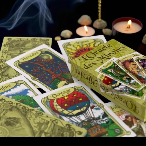 Oracle des Miroirs – Jeu 53 cartes – Divination intuitive