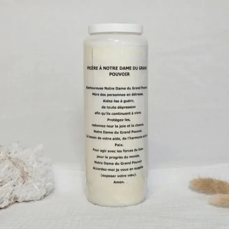 Neuvaine Notre-Dame du Grand Pouvoir – Bougie de prière