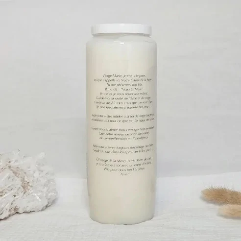 Neuvaine Notre-Dame de la Merci – Bougie de prière 9 jours