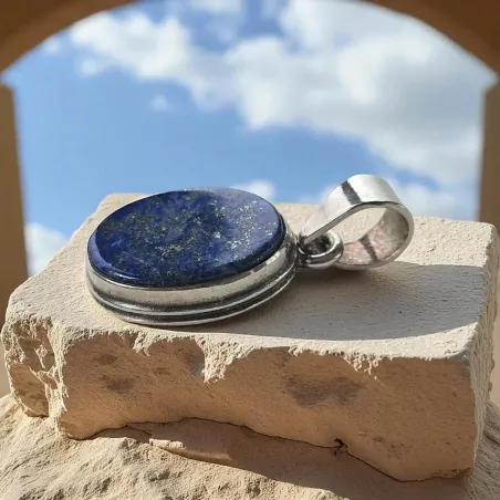 Pendentif Lapis-Lazuli Argent – sagesse et intuition claire
