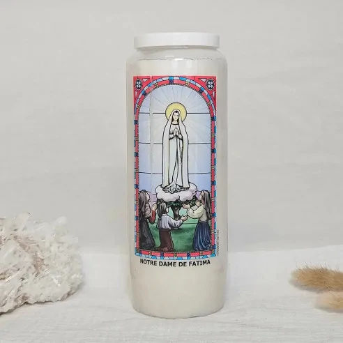 Neuvaine Notre-Dame de Fatima – Bougie de prière sacrée