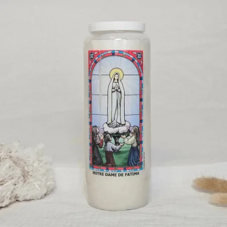 Neuvaine Notre-Dame de Fatima – Bougie de prière sacrée
