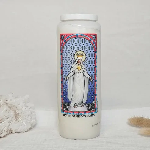 Neuvaine Notre-Dame des Roses – Bougie de prière 9 jours