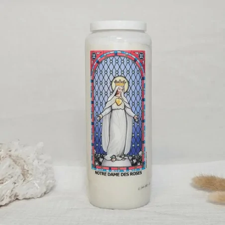Neuvaine Notre-Dame des Roses – Bougie de prière 9 jours