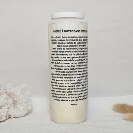 Neuvaine Notre-Dame des Roses – Bougie de prière 9 jours
