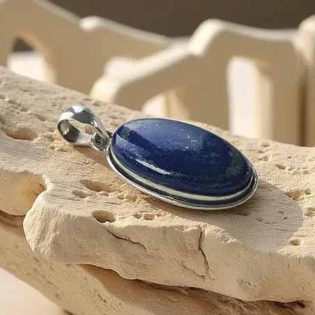Pendentif Lapis Lazuli Ovale – sagesse Intérieure
